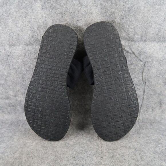 Sanuk Shoes Womens 7 Sandal Yoga Sling Comfort Active Flats Active Black Pull On - Picture 11 of 14